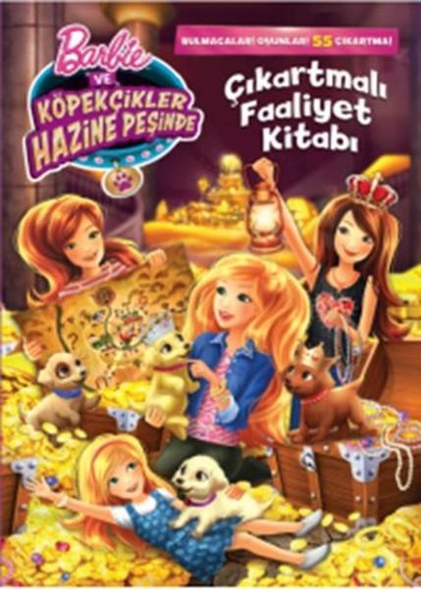 Barbie ve Köpekçikler Hazine Peşinde Çıkartmalı Faaliyet Kitabı - Doğan ve Egmont Yayıncılık - Image 1