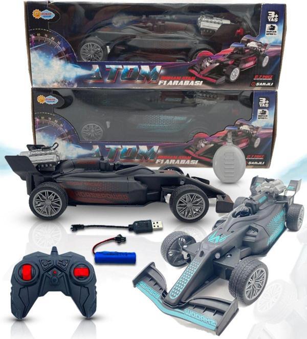 mavisudünyası Uzaktan Kumandalı Atom Şarzlı Araba 1:16 Siyah Renk - Image 1