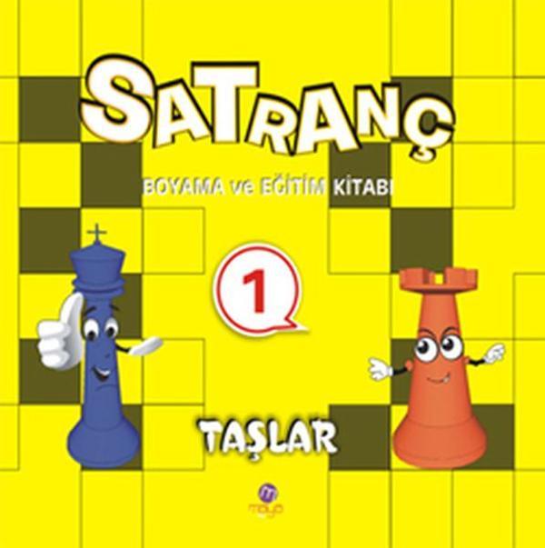 Satranç Boyama Kitabı 1 - Maya Kitap - Image 1