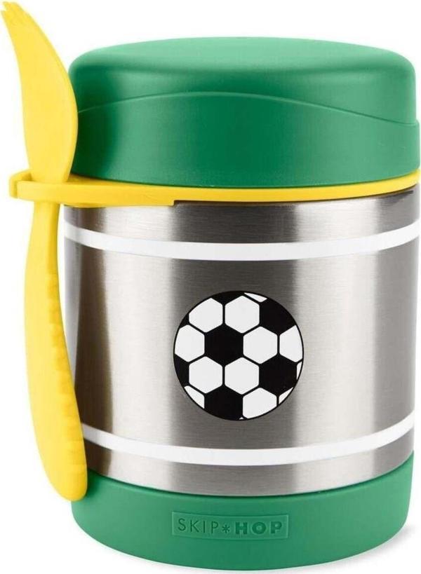 Skip Hop Paslanmaz Çelik Mama Saklama Ve Taşıma Termosu Futbol - Image 1
