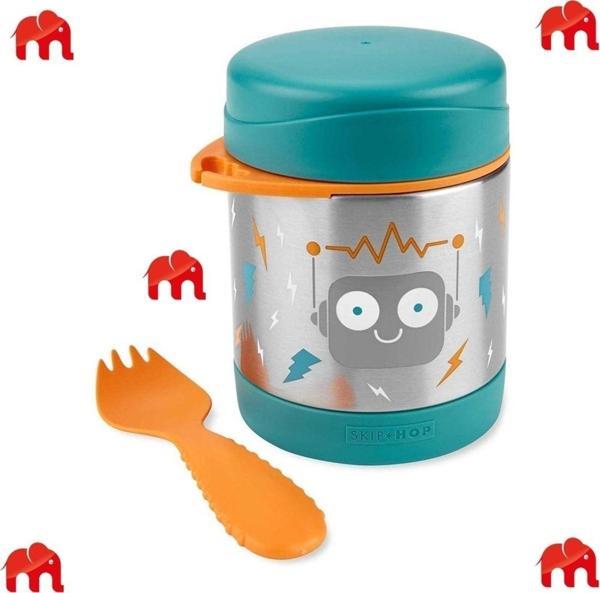 Skip Hop Paslanmaz Çelik Termos Spark Robot - Image 1