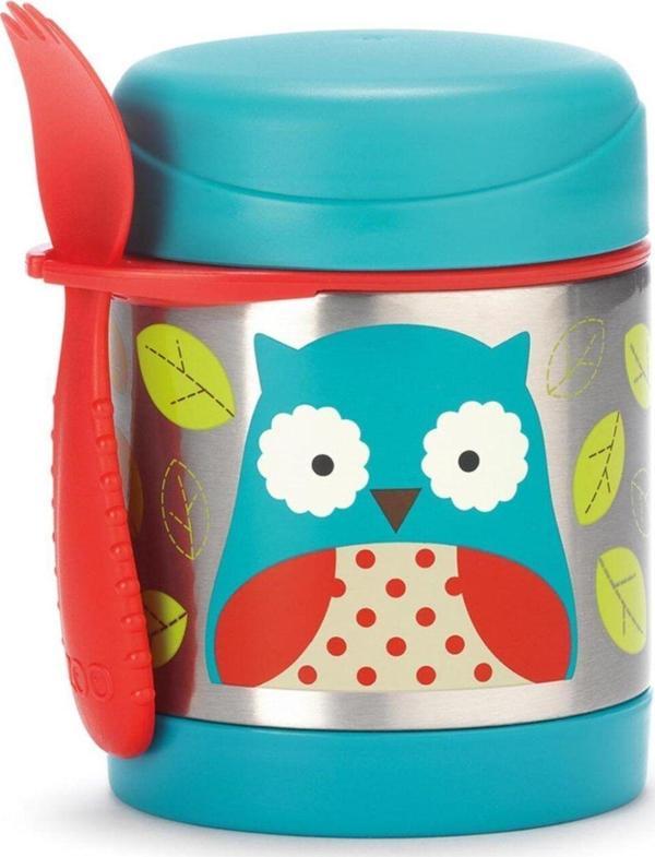 Skip Hop Zoo Paslanmaz Çelik Termos Baykuş - Image 1