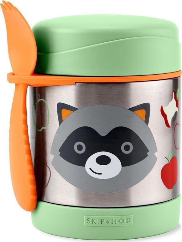 Skip Hop Zoo Paslanmaz Çelik Termos Rakun 3+ Yaş - Image 1