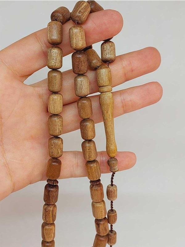 Ceviz Ağacı 33lük Tesbih 8*12mm Kapsül Kesim Usta İşçilikli (49138) - Image 1