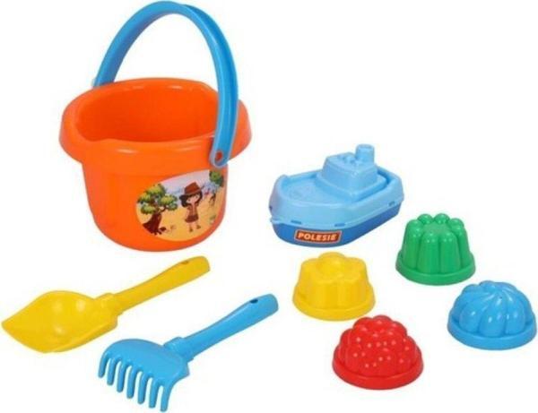 mavisudünyası Büyük Kova Tırmık Kürek Kalıplar ve Gemi Plaj Seti no632 - Image 1