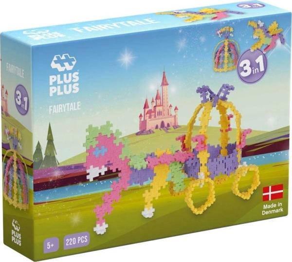 Plus Plus Fairytale 3 In 1 220 Parça Masallar Diyarı Eğitici Oyuncak - Image 1