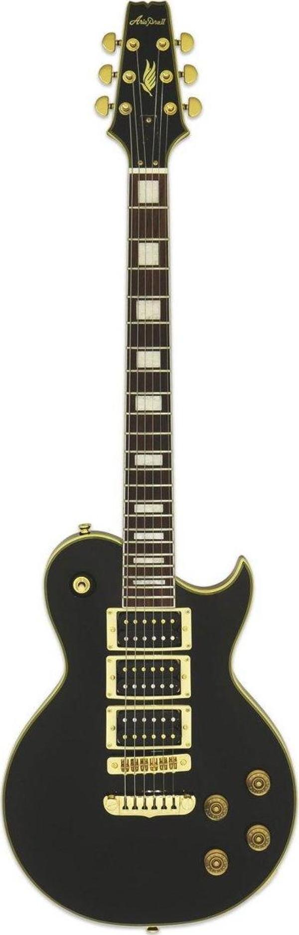 Aria Pro II PE-350PF AGBK Elektro Gitar HHH RW - Image 1