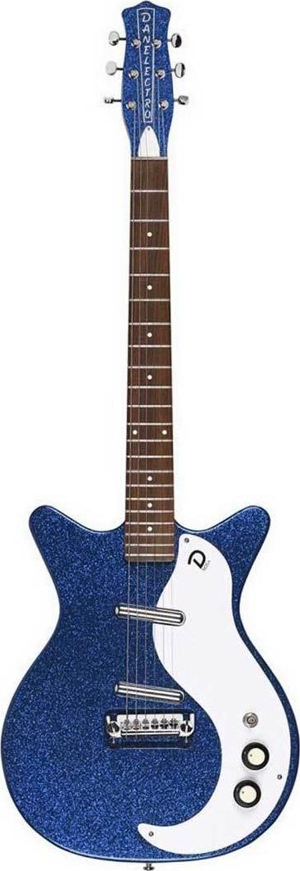 Danelectro 59MNOS+BLU   59M NOS+ Elektro Gitar - Image 1