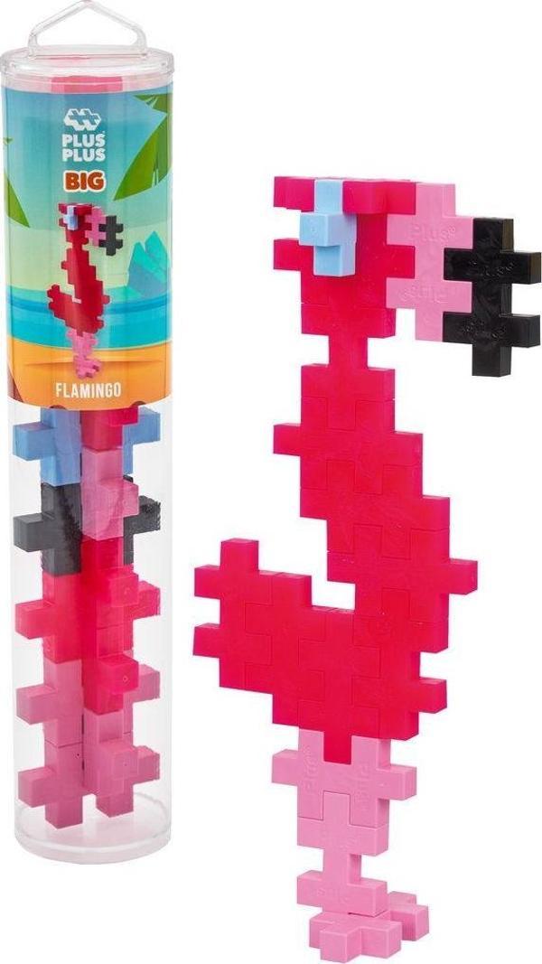 Plus Plus Big Flamingo 15 Parça Bebek Flamingo Eğitici Oyuncak 1-5 Yaş - Image 1
