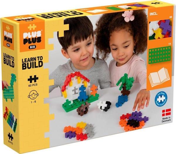 Plus Plus Big Learn To Buıid 60 Parça Yapı Ve Inşaa Seti Eğitici Oyuncak - Image 1