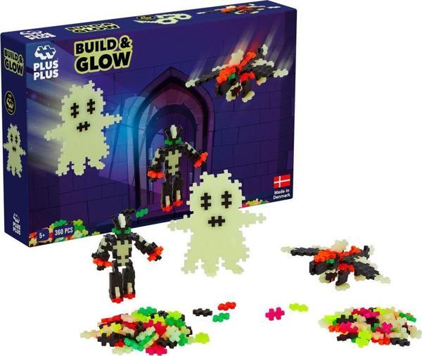 Plus Plus Build And Glow - Glow In The Dark 360 Parça Karanlıkta Parlayan Oyuncak - Image 1