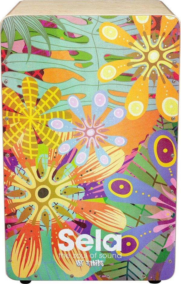 Sela SE179 Art Serisi Cajon (Flower Power) - Image 1