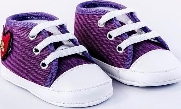 Bebek Patik Kalpli Mor - Image 1