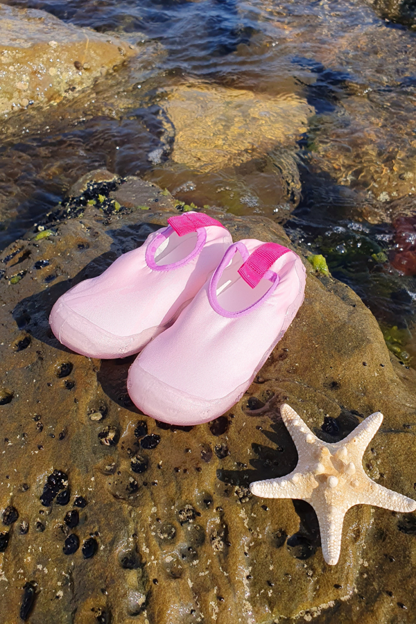 Pembe Kız Çocuk Kaydırmaz Taban Deniz Ayakkabısı-F-7048 - Image 1