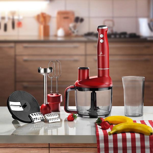 Aryıldız Multi Functional Mutfak Robotu Kırmızı - Image 1