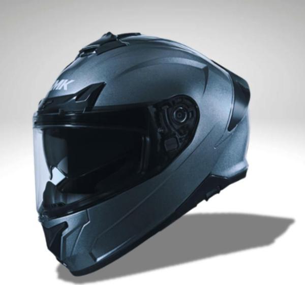 Smk Typhoon Mat Antrasit Kapalı Kask - Image 1