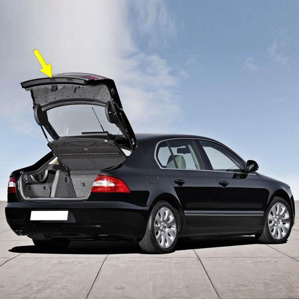 Skoda Superb 2009-2013 Arka Bagaj Sol Açma Kolu Düğmesi 5J0827566C - Image 1