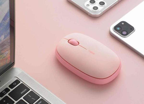 RAPOO M660 1300DPI Pembe Çok Modlu Bluetooth Kablosuz Sessiz Mouse - Image 1