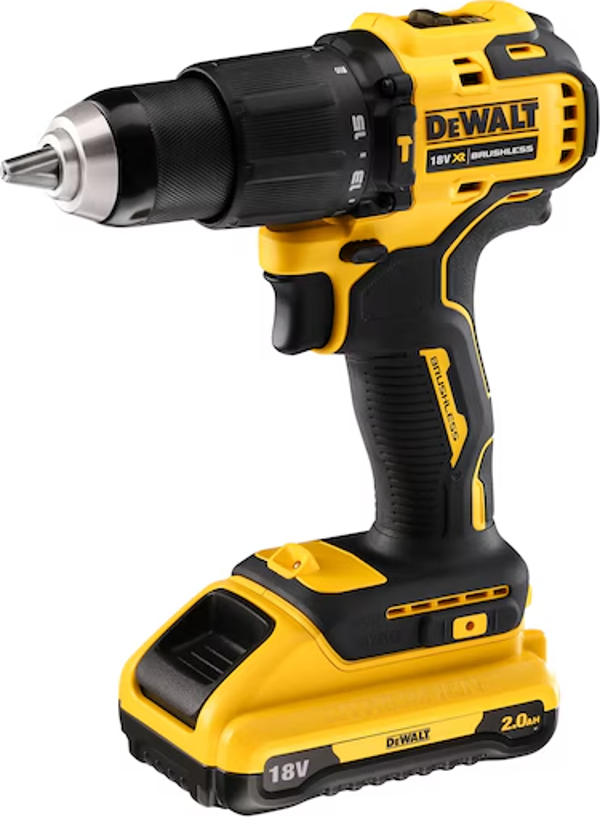 Dewalt DCD709D2T Kompakt Kömürsüz Akülü Darbeli Matkap - Image 1
