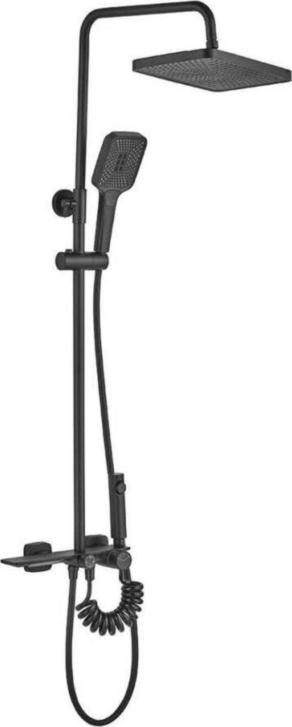 Fleko Piano-C Plus Siyah Duş  Sistemi [Uzun] - Image 1