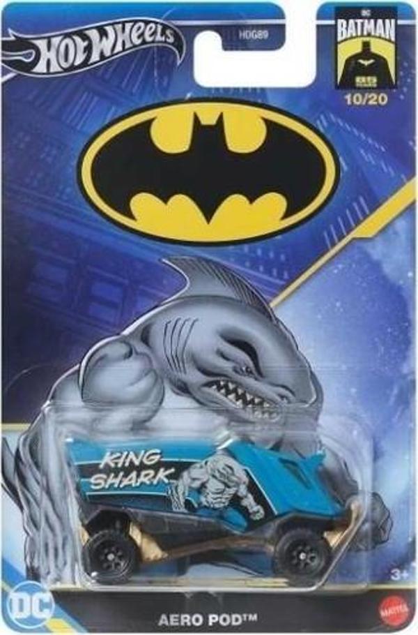 Hot Wheels Batman Temalı Arabalar Aero Pod HDG89 HRW24 - Image 1
