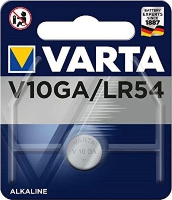 Varta 1.5V 1'Li Profesyonel Alkalin Pil V10Ga, Lr54 - Image 1