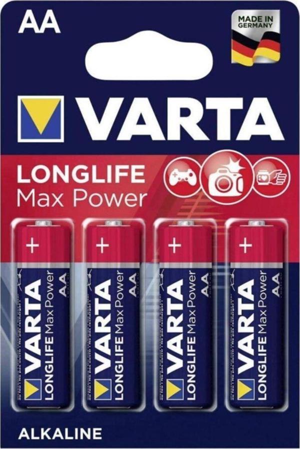Varta 4706 Longlife Max Power Alkalin Aa Kalem Pil 4'Lü Paket - Image 1