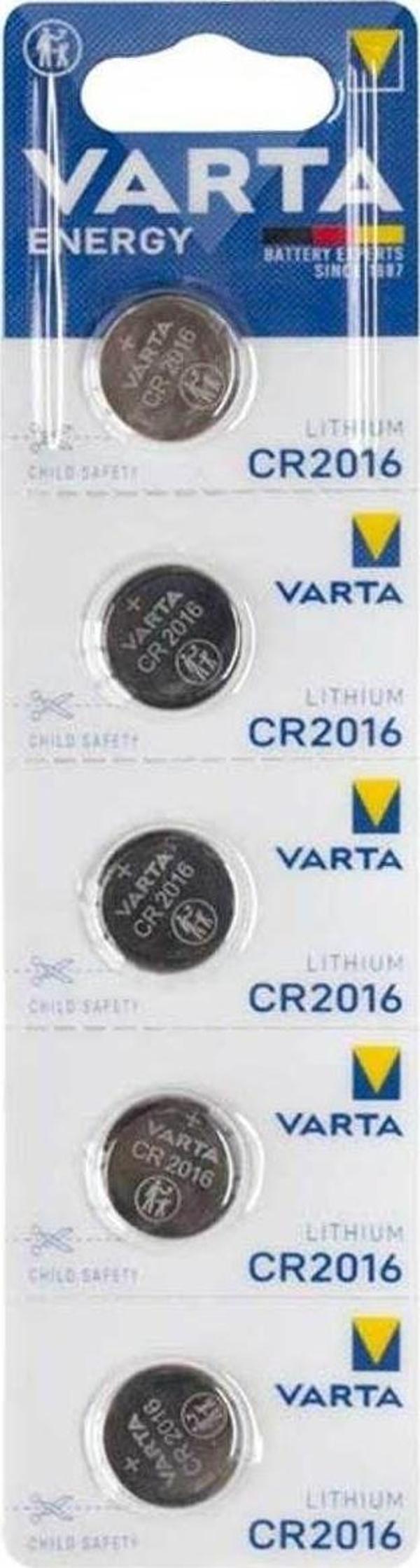 Varta Cr2016 Lityum Pil (5Li Paket Fiyatı) - Image 1