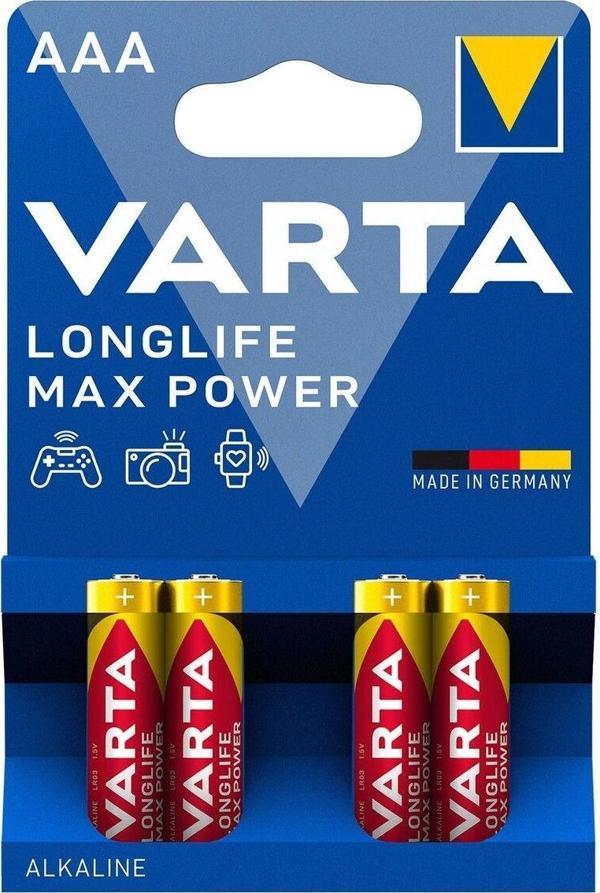 Varta Longlife Max Power 4Lü İnce Pil Aaa - Image 1