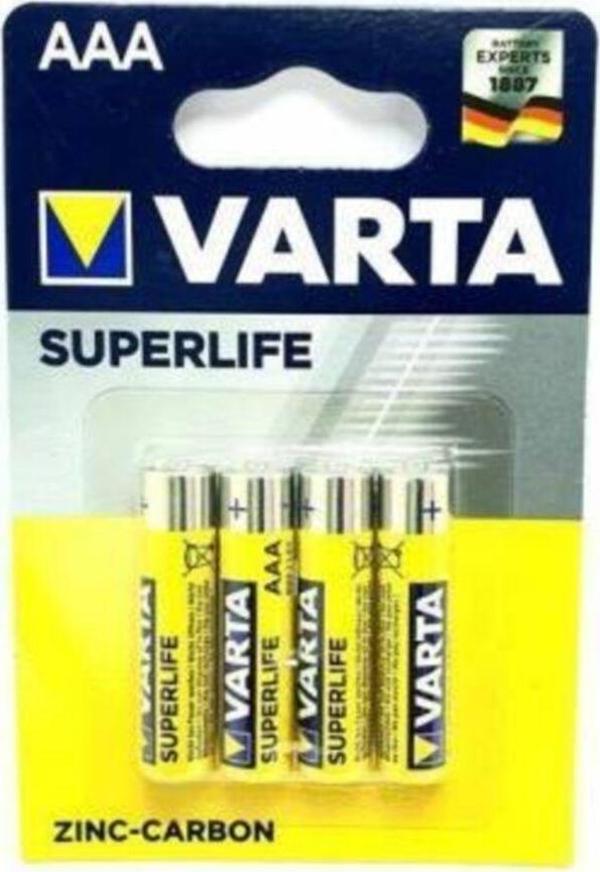 Varta Superlife Manganez Aaa Ince Kalem Pil 4'Lü Paket - Image 1