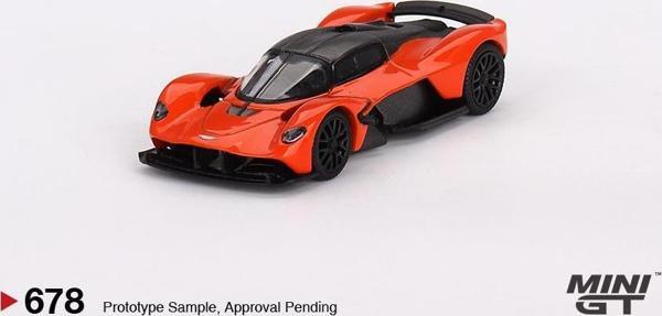 Mini GT Aston Martin Valkyrie Maximum Orange 678 - Image 1