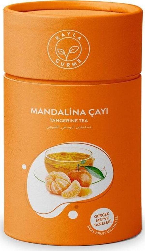 Kayla Gurme Mandalina Çayı Meyve Taneli Silindir Karton Kutu 175 Gr. - Image 1