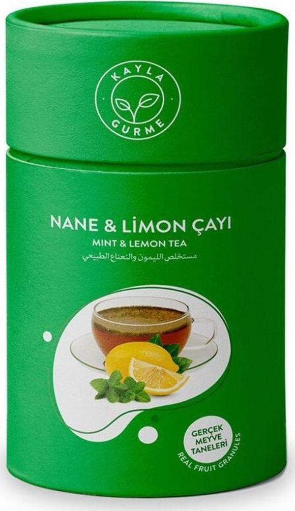 Kayla Gurme Nane Limon Çayı Meyve Taneli Silindir Karton Kutu 175 Gr. - Image 1