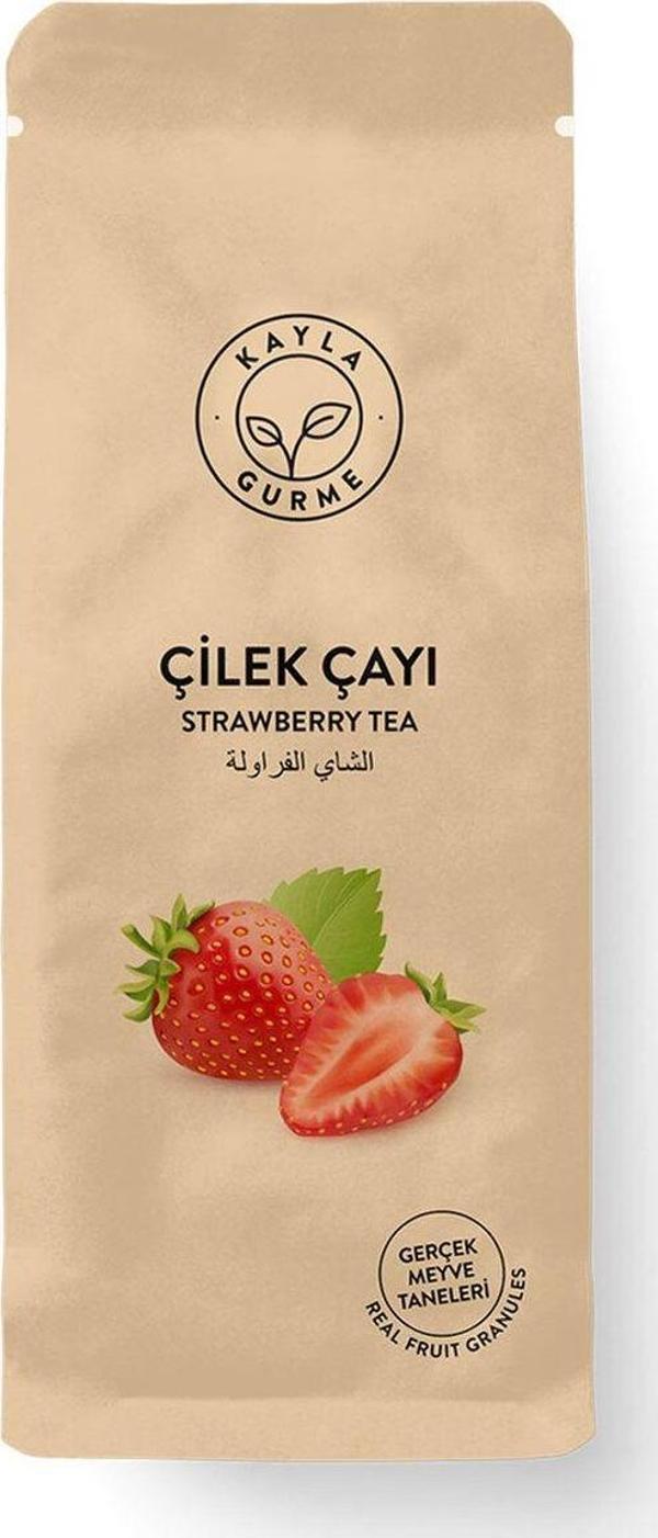Kayla Gurme Çilek Çayı - Çilek Taneli - 1 Kg. - Image 1