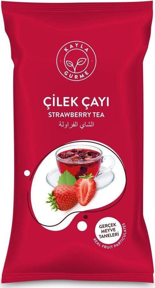 Kayla Gurme Çilek Çayı - Çilek Taneli - Tek kullanımlık 20 adet. - Image 1