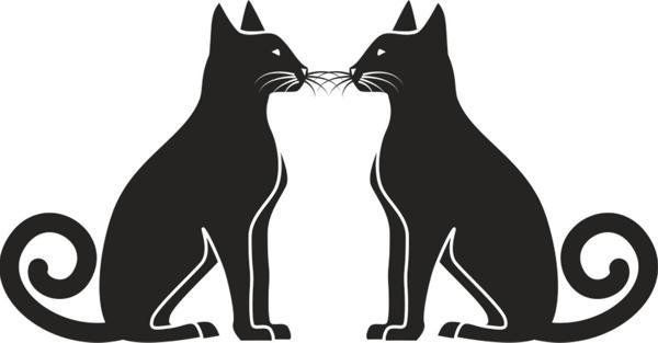 KEDİ FOLYO STİCKER 30cm Uzunluk - Image 1