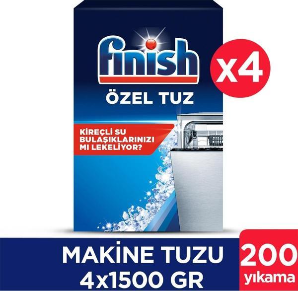 Finish Kireç Kalıntılarına Karşı Koruyucu Bulaşık Makinesi Tuzu 6000 G (2 X 3000) - Image 1