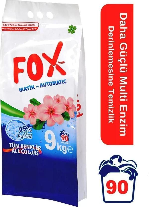 Foxtem Matik Toz Deterjan Renkliler Ve Beyazlar Için Derinlemesine Temizlik 9kg - Image 1