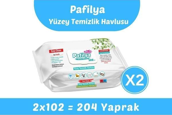 Pafilya Easy Clean Yüzey Temizlik Havlusu 2x102 (204 Yaprak) - Image 1