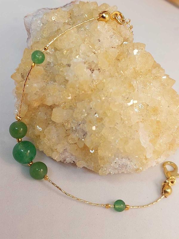 Aventurin Taşı Tasarım Bileklik (49854) - Image 1