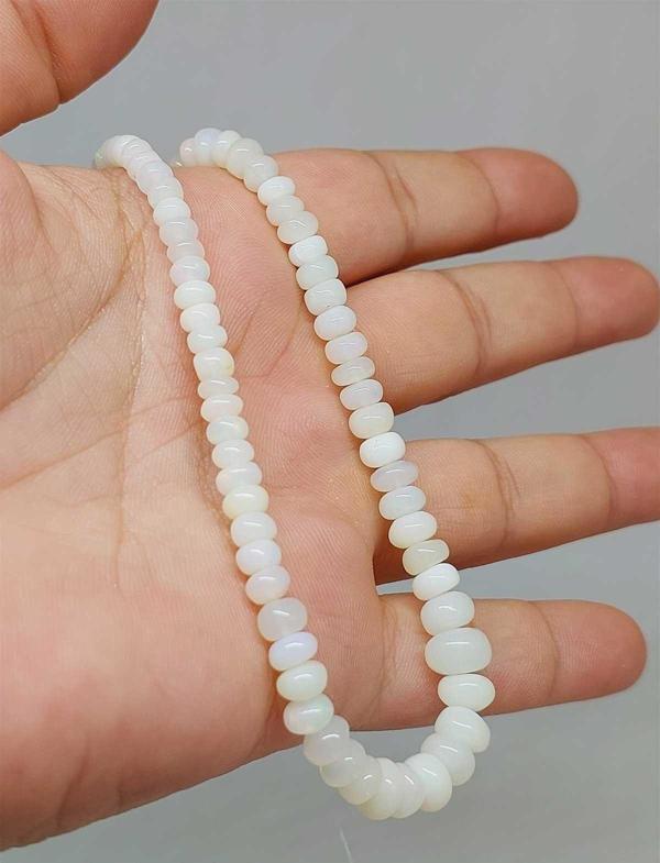 Avustralya Opal Taşı Kolye Yansımalı Renkler 46 Karat Çelik Kapama (51268) - Image 1