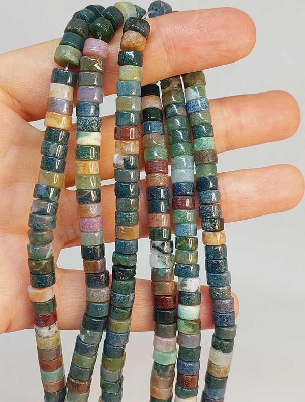 Bileklik Boy Akik Taşı Şekilli 3x6mm Yarım Dizi (49344) (18CM UZUNLUĞUNDADIR) - Image 1