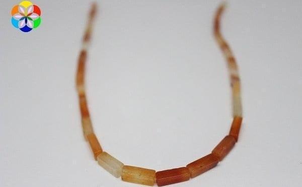 Bileklik Boy Akik Taşı Şekilli Yarım Dizi (14809) (18CM UZUNLUĞUNDADIR) - Image 1