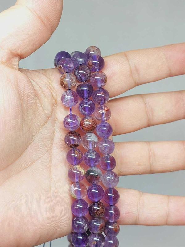 Bileklik Boy Ametrin Taşı Yarım Dizi 8mm (51348) (18CM UZUNLUĞUNDADIR) - Image 1
