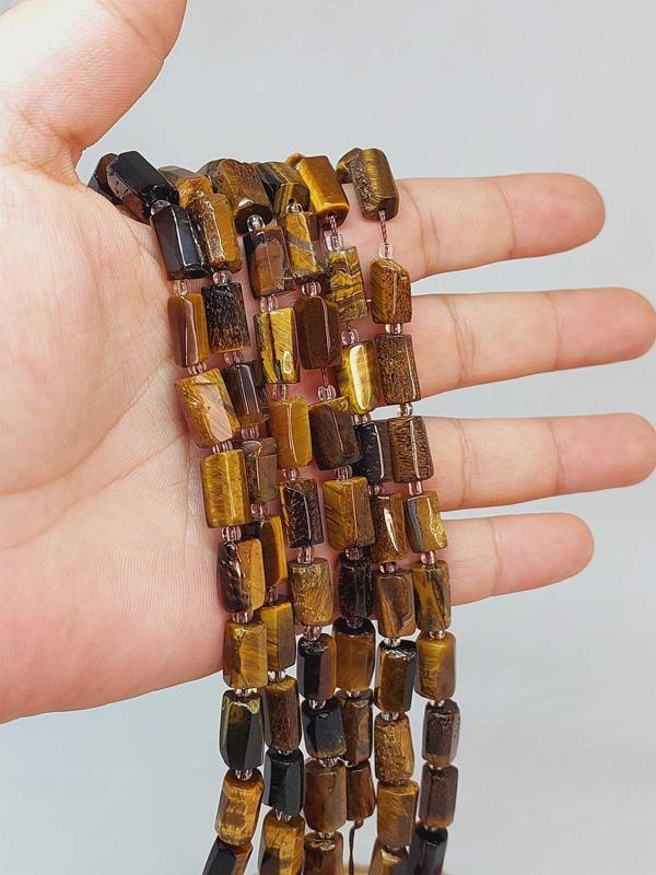 Bileklik Boy Kaplangözü Taşı 7x11mm Yarım Dizi (49924) (18CM UZUNLUĞUNDADIR) - Image 1