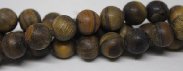 Bileklik Boy Kaplangözü Taşı Mat Yarım Dizi 10mm (18CM UZUNLUĞUNDADIR) - Image 1