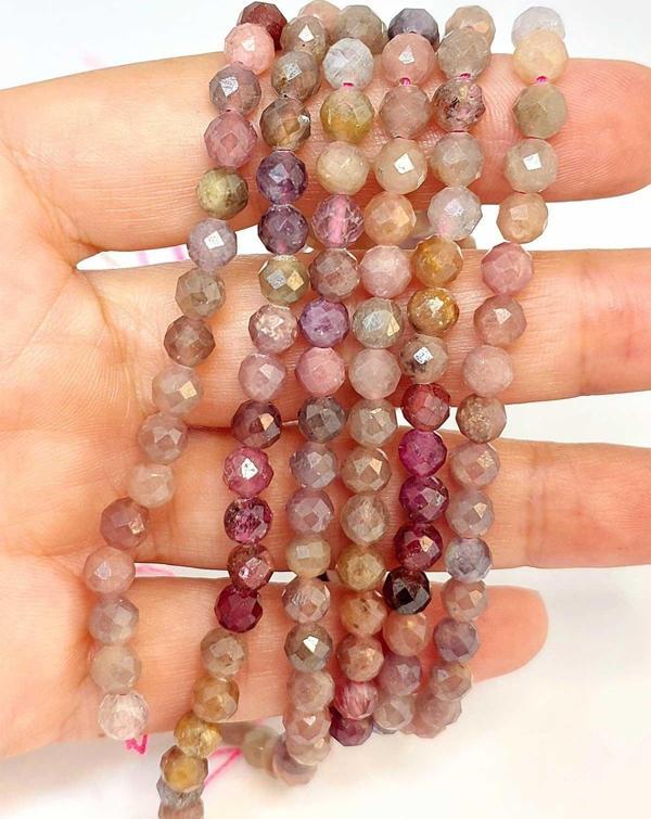 Bileklik Boy Safir Taşı Faset Kesim Yarım Dizi 5mm (45500) (18CM UZUNLUĞUNDADIR) - Image 1