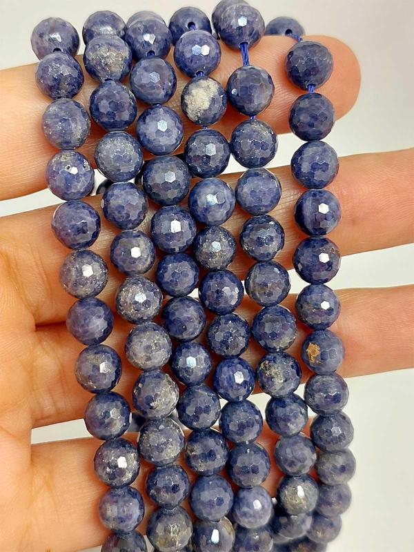 Bileklik Boy Safir Taşı Faset Kesim Yarım Dizi 7mm (45508) (18CM UZUNLUĞUNDADIR) - Image 1