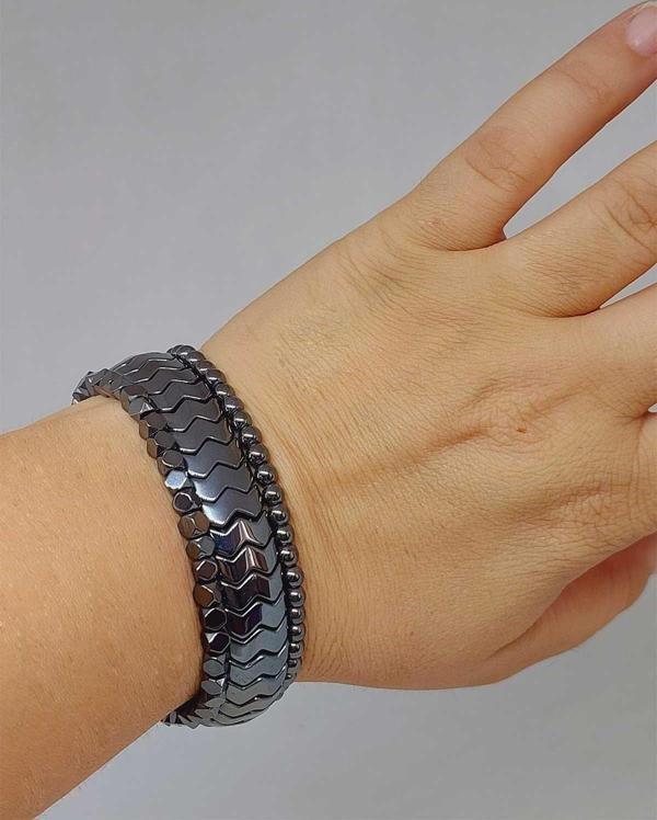 Hematit Tasarım Unisex Bileklik (3lü Set) (51572) - Image 1