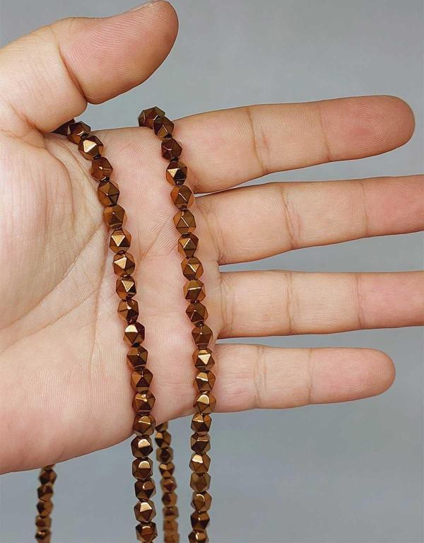 Hematit Taşı Şekilli 5*5.5mm Dizi (52336) - Image 1